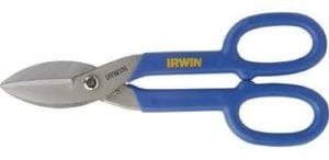 Irwin 23007 Tinner Snips - Ducktail Blade cuts straight and tight curves