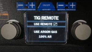 TIG Message for Gas