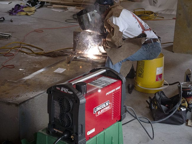 Lincoln Electric Power MIG 210 MP Multi-Process Welder Foreground