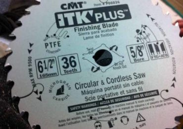 CMT ITK Plus 6.5 in Finishing Blade