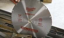 Milwaukee 14-inch Steelhead Diamond Cut Off Blade Review