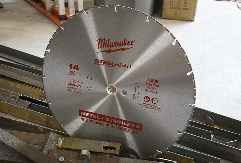 Milwaukee 14-Inch Steelhead Diamond Cut Off Saw Blade