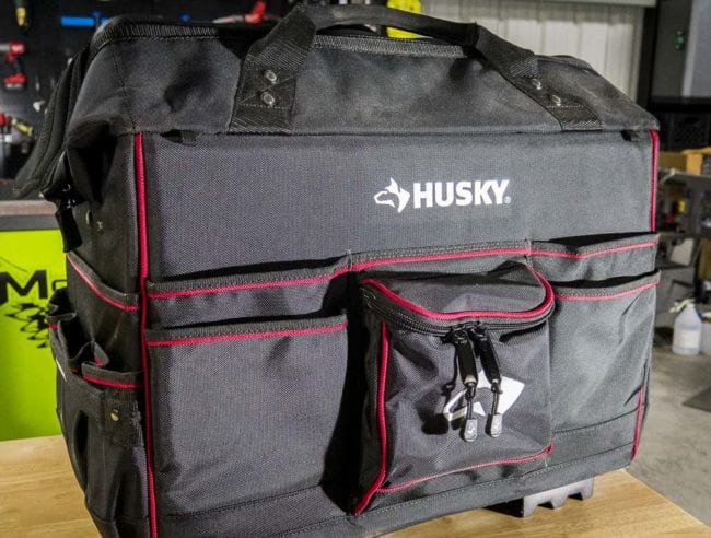 Husky 22 Inch Rolling Tote Pro