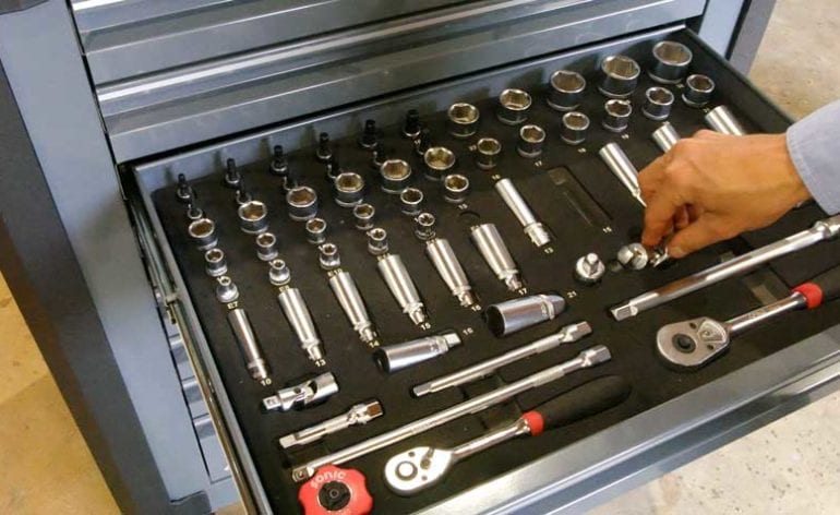 Sonic Tools S9 toolbox drawer
