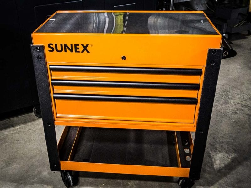Sunex Service Cart Feature