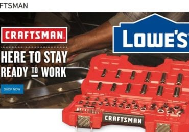 Lowe's now sells Craftsman Tools