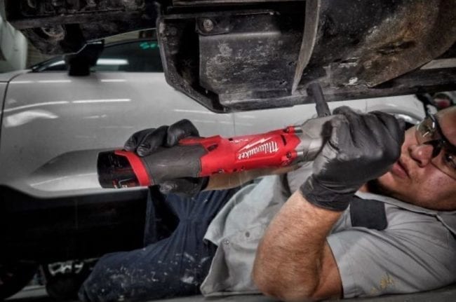 Milwaukee Right Angle Impact Wrench Car