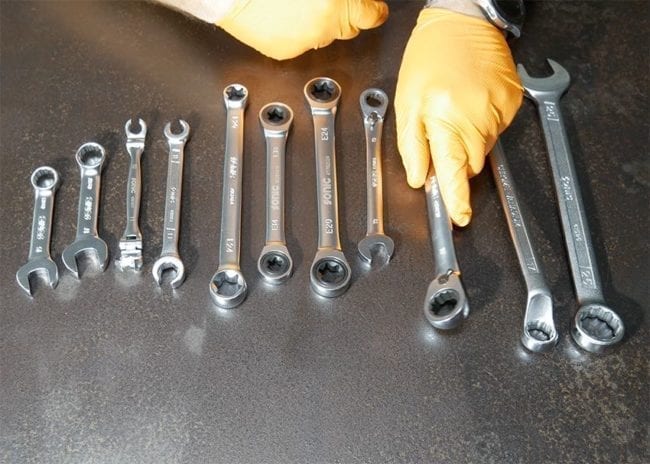 Sonic Tools Wrenches Up Close
